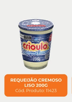 Imagem do produto Requeijão cremoso liso 220 g, código 11423, proveniente do catálogo MisterMix
