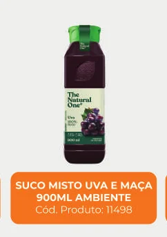 Imagem de catálogo do produto Suco misto uva e maçã 900 mL ambiente, código 11498
