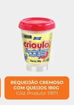 Imagem de catálogo do produto Requeijão cremoso com queijos 180 g, código 11871