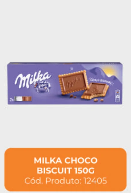 Imagem de catálogo do produto Choco Biscuit 150 g, código 12405