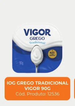 Imagem de catálogo do produto Iogurte grego tradicional 90 g, código 12536
