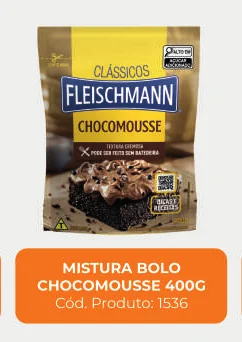 Imagem de catálogo do produto Mistura para bolo Chocomousse 400 g, código 1536