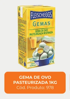 Imagem de catálogo do produto Gema de ovo pasteurizada 1 kg, código 978